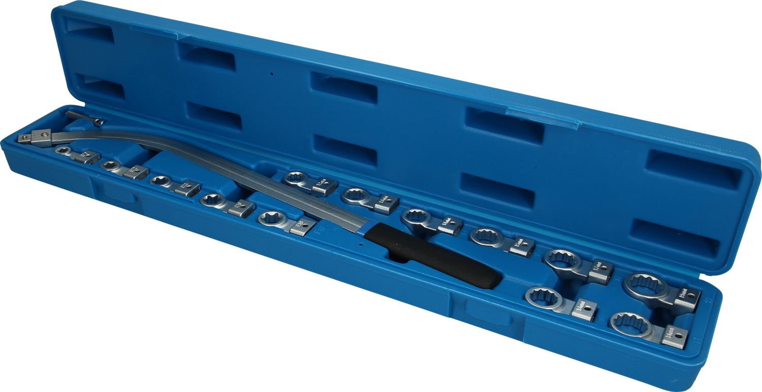 BRILLIANT TOOLS Montagewerkzeug, Keilrippenriemen Keilriemen und Spannrollen-Schlüssel-Satz, 15-tlg BT571060