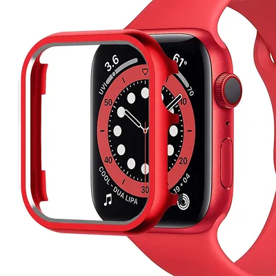 Couvercle pour Apple Watch Series 6/5/4/3/SE en alliage d'aluminium pare-chocs de protection