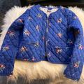 Disney Jackets & Coats | Girls Disney Belle Quilted Jacket Size 6/6x | Color: Blue | Size: 6xg