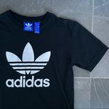 Adidas Shirts | Adidas Men’s Trefoil Original T-Shirt Medium Black Tee | Color: Black/White | Size: M