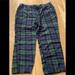 J. Crew Pants | Jcrew Flannel Pajama Pants - Men’s Xl | Color: Blue/Green | Size: Xl