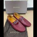 Gucci Shoes | Gucci Men Slip On‘s/ Dress Shoes | Color: Red | Size: 9.5