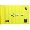 PGA TOUR Event-Used #6 Yellow Pin Flag from THE PLAYERS on May 10th to 13th 2007