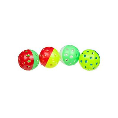 EveryYay Playin' Around Ferret Buzz Ball Toys, Pack of 4