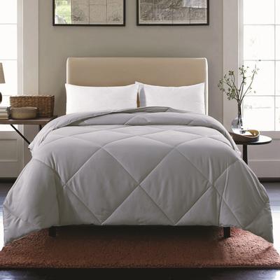 Soft Cover Nano Feather Comforter by St. James Home in Light Gray (Size KING)