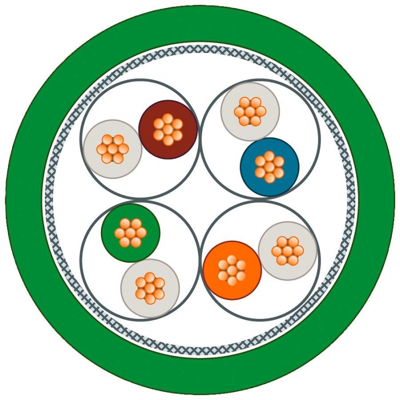 Siemens Dig.Industr. Industrial-EtherNet-Kabel 6XV1870-3QH20 6XV18703QH20 Image