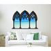 Rosecliff Heights Decorative Wall Decal Vinyl in Black/Blue | 18 H x 24 W in | Wayfair C83D5D6456F346A8B0D92D6033BAE548