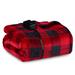Symple Stuff Ashim Flannel Electric Heated Blanket w/ 4 Heating Levels Flannel in Red/Brown | Throws | Wayfair BA02D4A78AB5473BBCBAB394993868B2