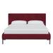 AllModern Rand Velvet Bed Upholstered/Metal in Black | 37 H x 45 W x 83 D in | Wayfair 84E461BF5A044CA599A4D4011B2A86FE
