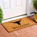 Swanner Longhorn Welcome Non-Slip Indoor & Outdoor Door Mat Coir Laurel Foundry Modern Farmhouse® | 17" W x 29" L | Wayfair
