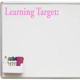 Trinx Chalkboard & Whiteboard Decals Vinyl in Pink | 4 H x 20 W in | Wayfair 334A3560C8CE4433A92CAB520E581EDE