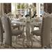 Rosdorf Park Fantine Counter Height Dining Table Wood in White | 37 H x 55 W x 55 D in | Wayfair 34EF211D7B5642729F33B944FEF00027