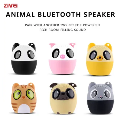 ZIVEI-Haut-parleur sans fil TWS Micro Bluetooth Haut de gamme Hifi Soundbox injuste Cadeau
