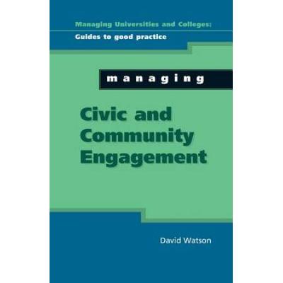 Managing Civic And Community Engagement