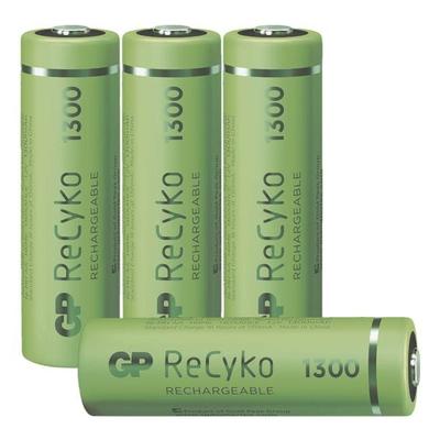 GP Batteries 4er-Pack Akkus »ReCyko+« Mignon / AA / 1300 mAh