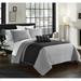 Chic Home Walker Grey 4-Piece Quilt Set