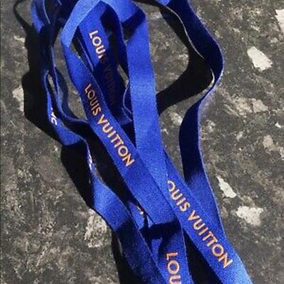 Louis Vuitton Accessories | Louis Vuitton Ribbon | Color: Blue/Gold | Size: Os