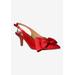 Women's Devika Slingback Pump by J. Renee in Red (Size 8 1/2 M)