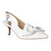 Women's Devika Slingback Pump by J. Renee in White (Size 9 M)