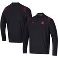 Men's Under Armour Black Maryland Terrapins 2021 Sideline Motivate Quarter-Zip Top