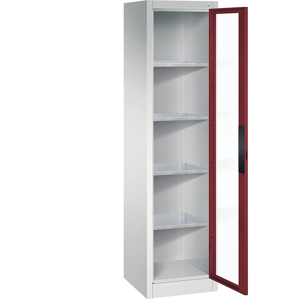 Armoire vitrée à portes battantes C+P