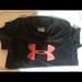 Under Armour Tops | Adult Woman’s Under Armor Medium Short Sleeved Top | Color: Black/Pink | Size: M
