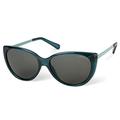 Radley London GENNA Women's Cat Eye Sunglasses, 55mm, Gloss Green/Matte Grey