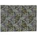 KAVKA DESIGNS Squill Office Mat by Becky Bailey in Gray/Green | 0.08 H x 72 W x 48 D in | Wayfair MWOMT-17303-4X6-BBA8288