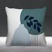 ULLI HOME Corini Abstract Mid-Century Indoor/Outdoor Throw Pillow Polyester/Polyfill blend | 20 H x 20 W x 5.25 D in | Wayfair