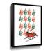 The Holiday Aisle® Ho Ho Ho by House Fenway - Textual Art on Canvas Canvas, Cotton in Red | 24 H x 18 W x 2 D in | Wayfair