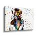 Latitude Run® Motley Monkey Freckles I by Aldridge - Graphic Art on Canvas Canvas, Cotton in Black | 8 H x 1.5 W x 2 D in | Wayfair