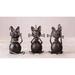 Rosalind Wheeler Hannam Cat Hear Speak See Sculpture Metal in Black | 6 H x 4 W x 5 D in | Wayfair 9836A1BD2C47426C9F417696ED073A9B