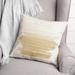 East Urban Home Gradient Strokes 12 Outdoor Square Pillow Cover & Insert Polyester/Polyfill blend in Yellow | 18 H x 18 W x 1.5 D in | Wayfair