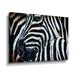 Latitude Run® Black & White Zebra Stripes III by Aldridge - Graphic Art on Canvas Canvas/Metal in Black/Green | 24 H x 32 W x 2 D in | Wayfair