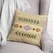 East Urban Home Pattern 7 Outdoor Square Pillow Cover & Insert Polyester/Polyfill blend in Yellow | 18 H x 18 W x 1.5 D in | Wayfair