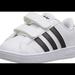 Adidas Shoes | Adidas Performance Baby Baseline Sneaker, White/Black/White, 6k M Us Toddler | Color: White | Size: 6k