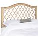 GABRIELLE WHITE WASHED WICKER HEADBOARD (FULL) - Safavieh SEA8031C-F