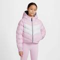 NIKE Kinder Unterjacke G NSW SYNFL HD, Größe S in PINK FOAM /WHITE/LT SMOKE GREY