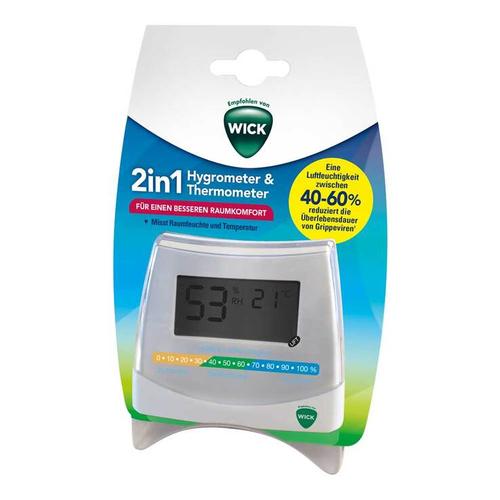 WICK 2 in 1 Hygrometer und Thermometer
