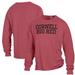 Men's ComfortWash Red Cornell Big Garment Dyed Long Sleeve T-Shirt