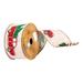 Vickerman 669013 - 2.5"x10yd Red/Green/Beige Wagon Ribbon (Q214621) Christmas Shape Ribbons