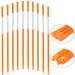 Agfabric 48Inch Reflective Driveway Markers Snow Marker Poles 1/4 Inch Diameter Orange (20pack) - 1/4"x48" 20p