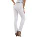 Plus Size Women's Invisible Stretch® Contour Skinny Jean by Denim 24/7 by Roamans in White Denim (Size 16 W)
