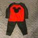 Disney Matching Sets | Disney Mickey Mouse Shirt And Pants | Color: Black/Red | Size: 3tb