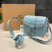 Coach Bags | Coach Baby Blue Georgie Shoulder Bag With Puffy Quilting | Color: Blue | Size: Os