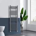 Warmehaus Straight Heated Towel Rail Radiator Anthracite 1500 x 500mm Grey Bathroom Ladder Radiator Towel Warmers for Bathroom Kitchen