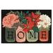 "Liora Manne Frontporch Holiday Home Indoor/Outdoor Rug Black 20""x30"" - Trans Ocean Import Co FTP12452048"