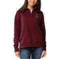 Women's League Collegiate Wear Maroon Elon Phoenix Quarter-Zip Pullover Jacket