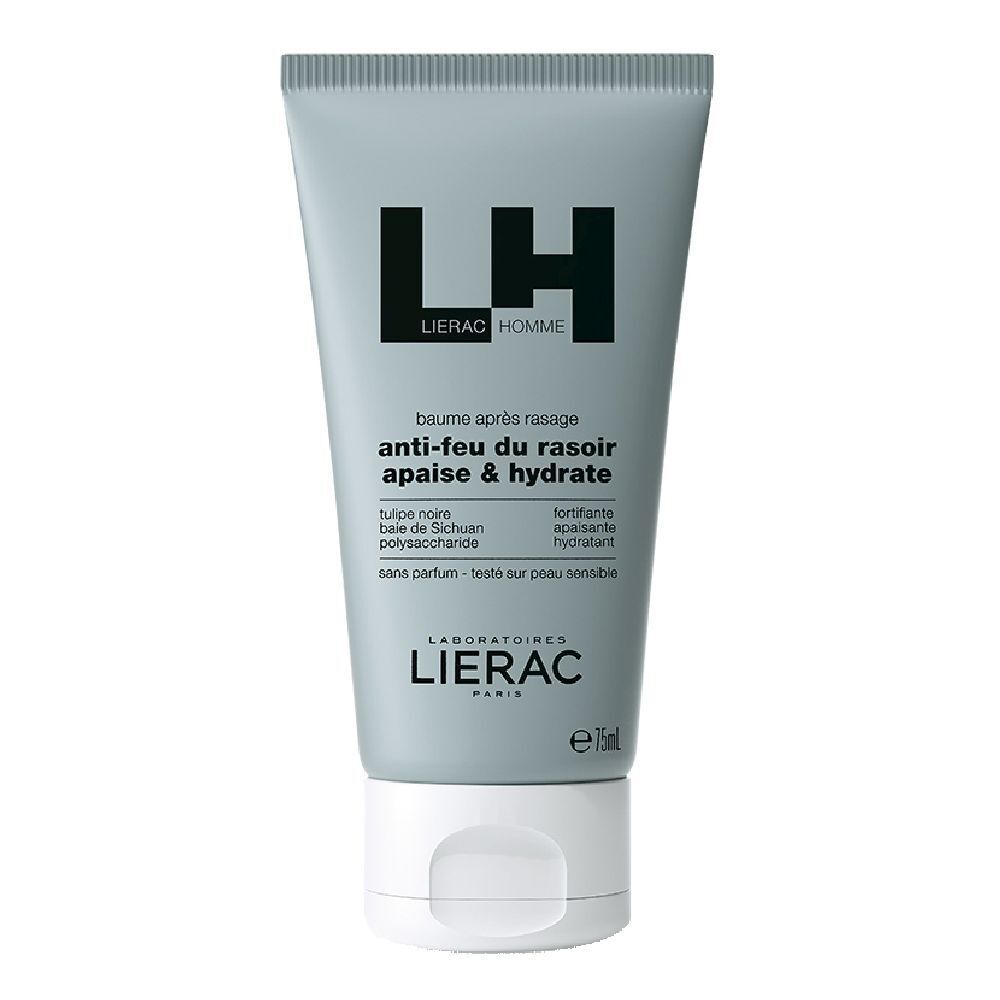 LIERAC Homme Balsamo Dopobarba Anti-irritazione Idratante Lenitivo 75