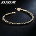 Aravant-Bracelets en argent 925 et or 18 carats pour femme bijoux fantaisie